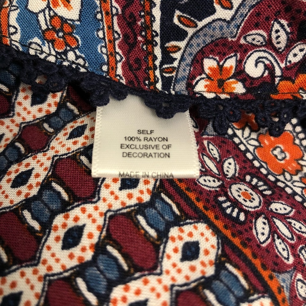 Socialite Patterned Strapless Romper - image 6